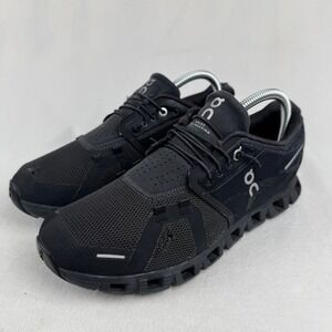 On Cloud Women's Running Shoes Sneakers All Black Athletic Comfort Size 8.5